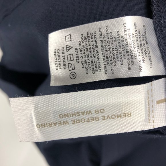 Navy Blue Ann Taylor Small Petite Dress - Picture 5 of 5